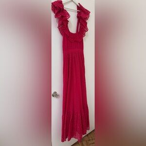 Ulla Johnson pink eyelet dress. SOLD